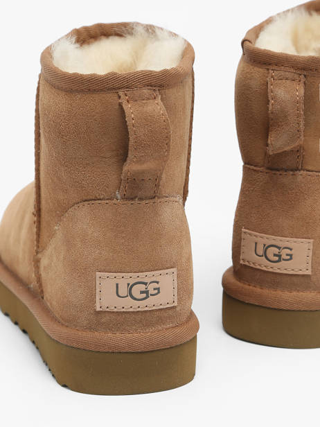 Classic Mini Ii Laarzen Uit Leder Ugg Bruin accessoires 1016222 ander zicht 3